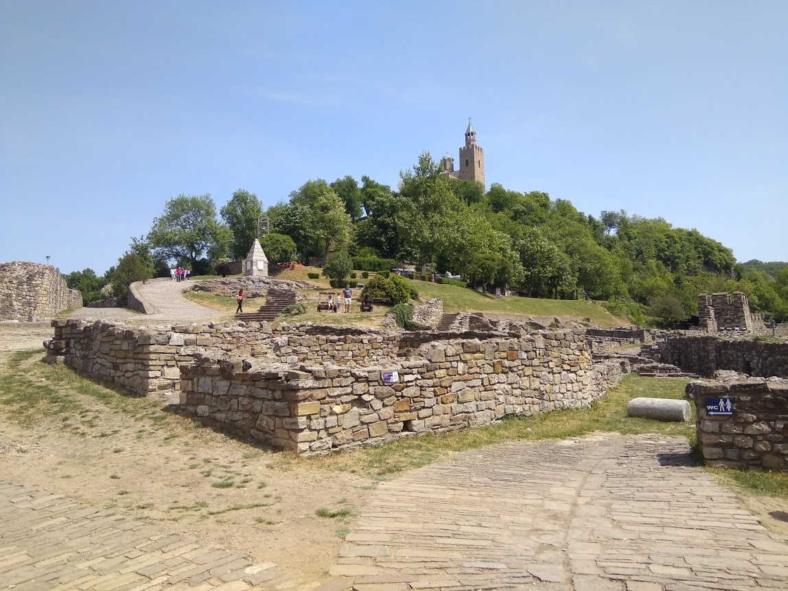 Tsarevets fortress, one of the many Bulgarian castles. It was built on the top of one of the three hills of Veliko Tarnovo and served as home to many of the kings over the centuries.
