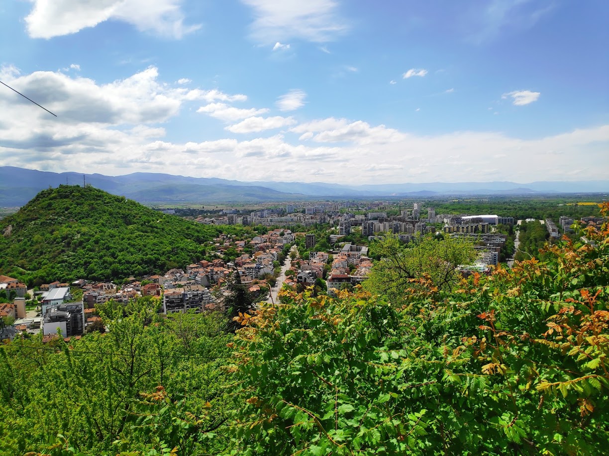 Hills in Plovdiv Bulgaria