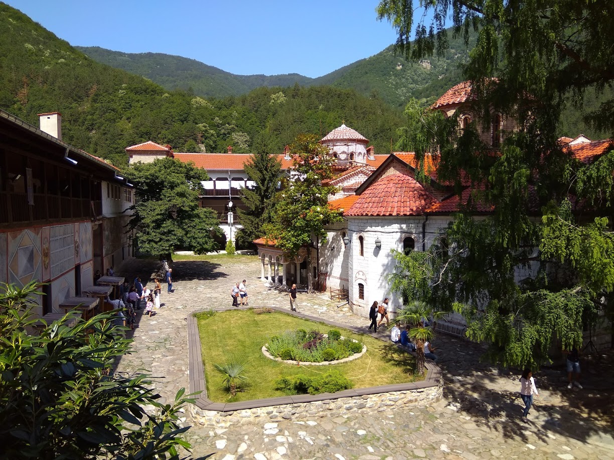 Visit Bachkovo Monastery. The Bachkovo Monastery is the second largest Ortodox Monastery in Bulgaria. It is situated in the village ''Bachkovo'', which is 7 km south of Asenovgrad and 25 km south of Plovdiv in the hills of Rhodope Mountains. The Bachkovo Monastery was founded in 1083 by the Byzantine military commander, Grigoriy Bakurani and his brother Abbasiy. In the very beginning the monastery has been developed as a center of Georgian monkhood and it has preserved its Georgian character until the end of 12th century.