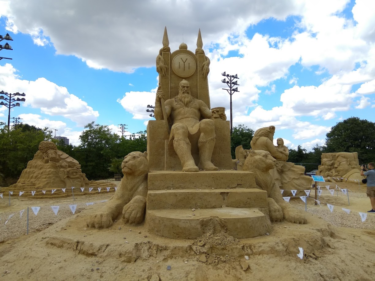Visit the Sand festival in Burgas. During the summer season, Burgas turns into a festival center. The Sand Figures Festival has been conducted for a few years. Sculptures from all over the world participate in the making of sand figures, for which is used tones of sand. Festival theme is different every year and the figures are related to the theme.
