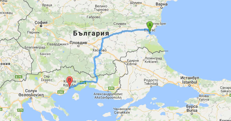 Private Taxi Transfer Burgas Kavala (Greece) Easy Booking system