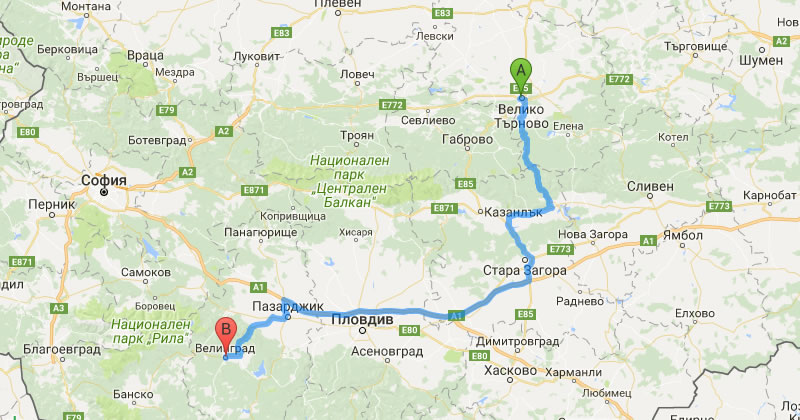 Private Taxi Transfer Veliko Tarnovo to Velingrad Easy Booking system. Rent a car with driver